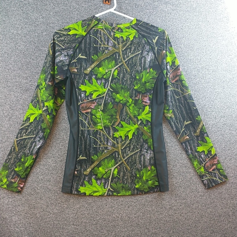 Bassdash Men Small Performance Fishing Shirt Camo Long Sleeve UPF 50+ NWT BG1253 - Picture 6 of 12